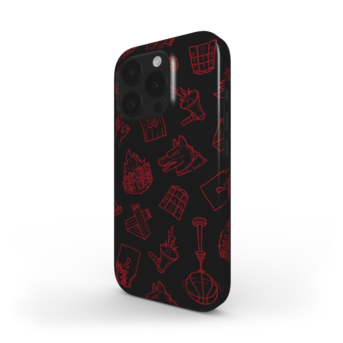 Telefono dėklas „Sticker bomb“