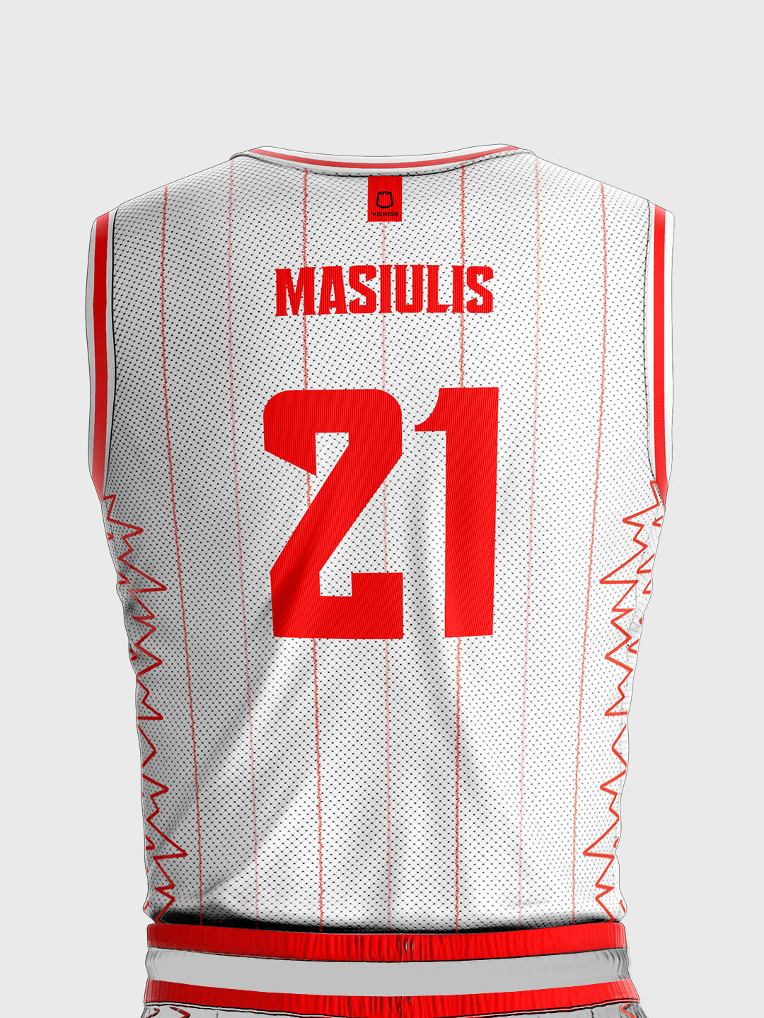 Žaidėjų 2026/2027 sezono žaidybiniai marškinėliai, balti