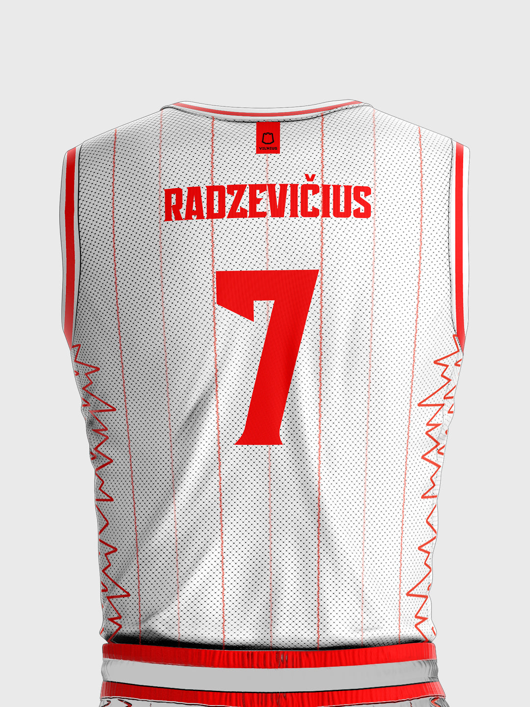 Žaidėjų 2026/2027 sezono žaidybiniai marškinėliai, balti