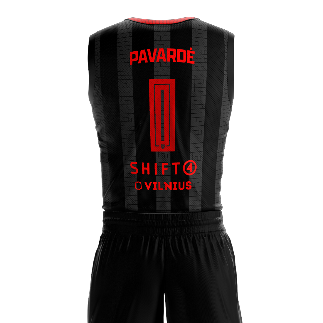 2024-2025 juodi vaikiški žaidybiniai marškinėliai