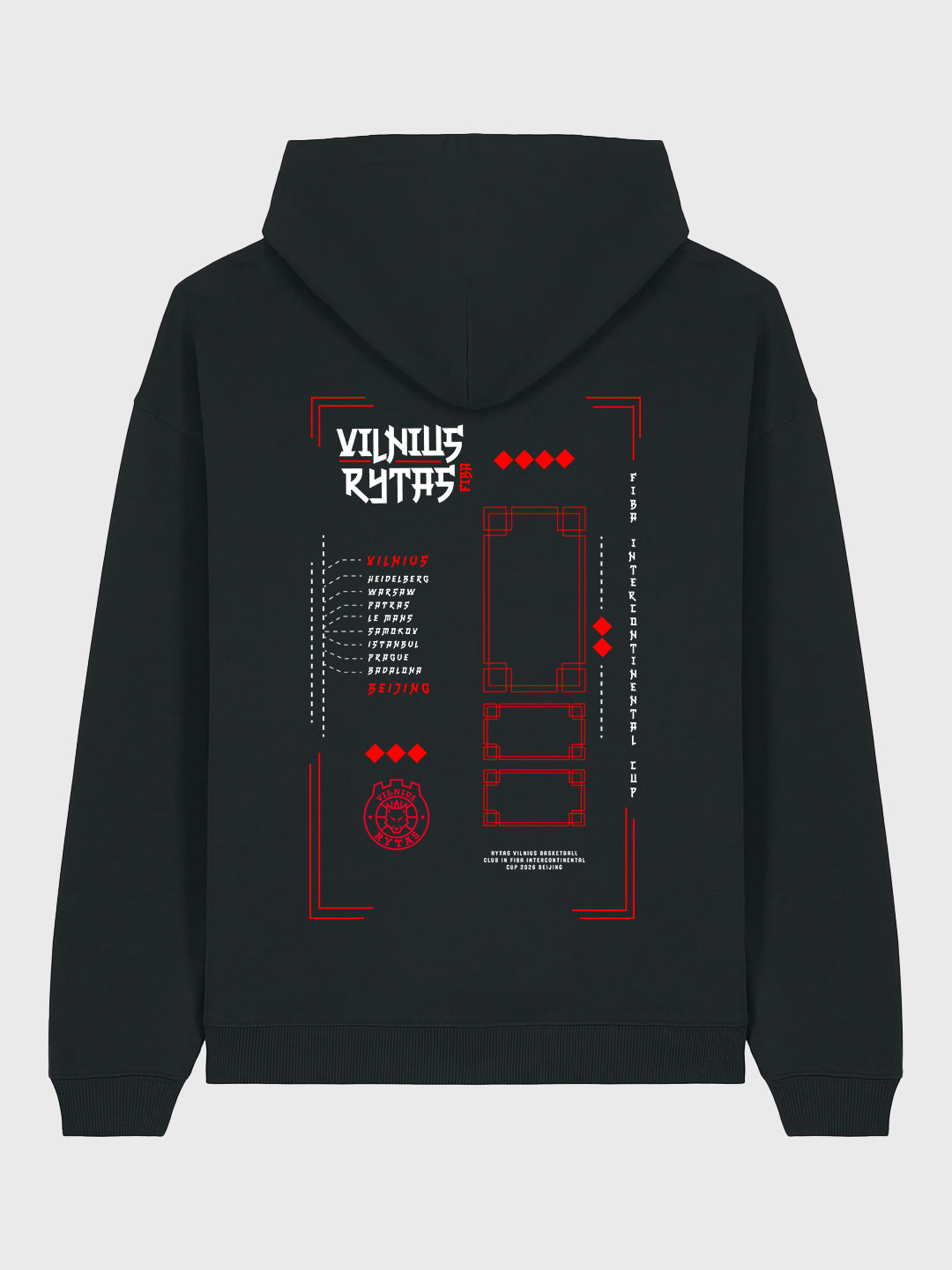 PRESALE - Džemperis „Tarpkontinentinė taurė“, juodas