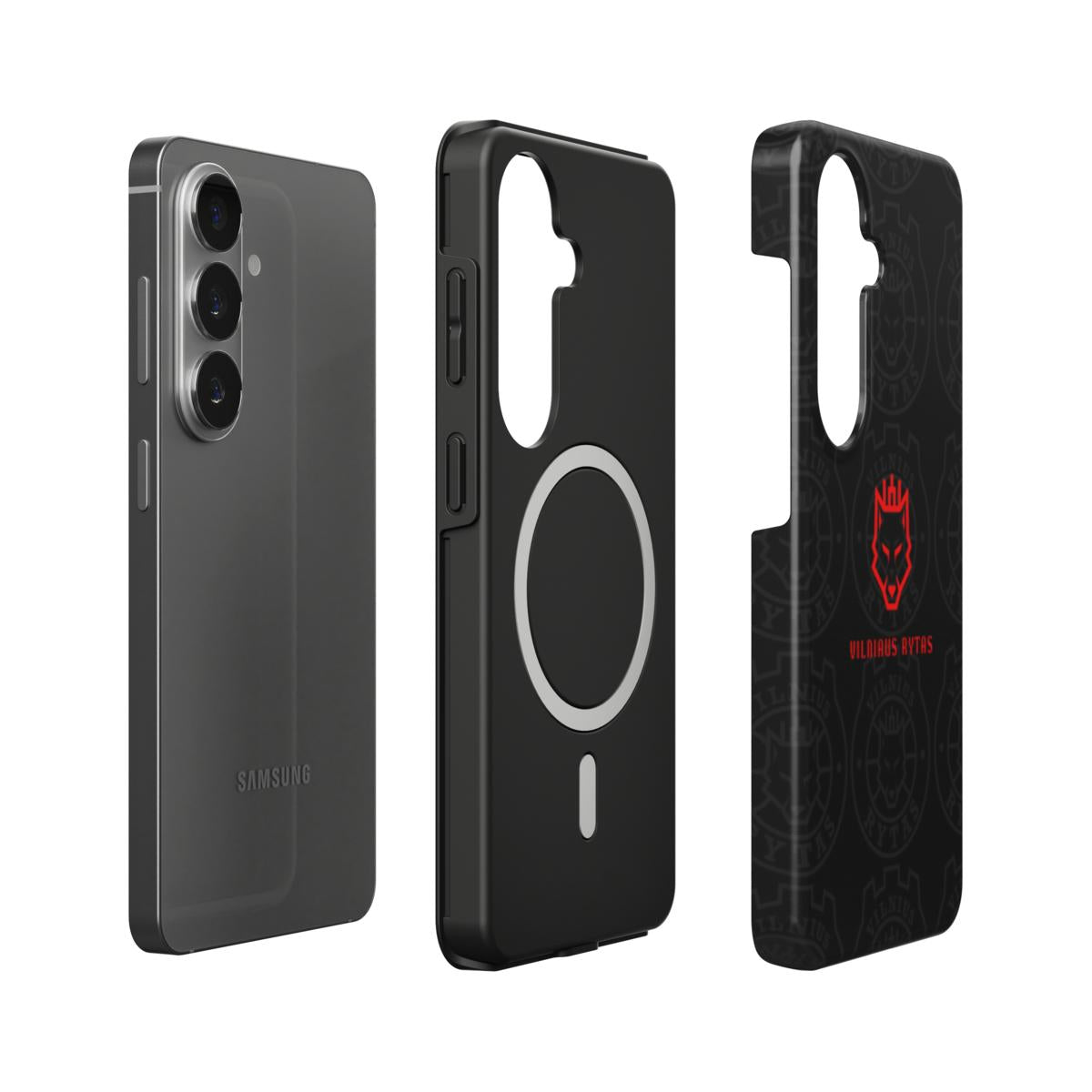Magnetic telefono dėklas „Vilkas“