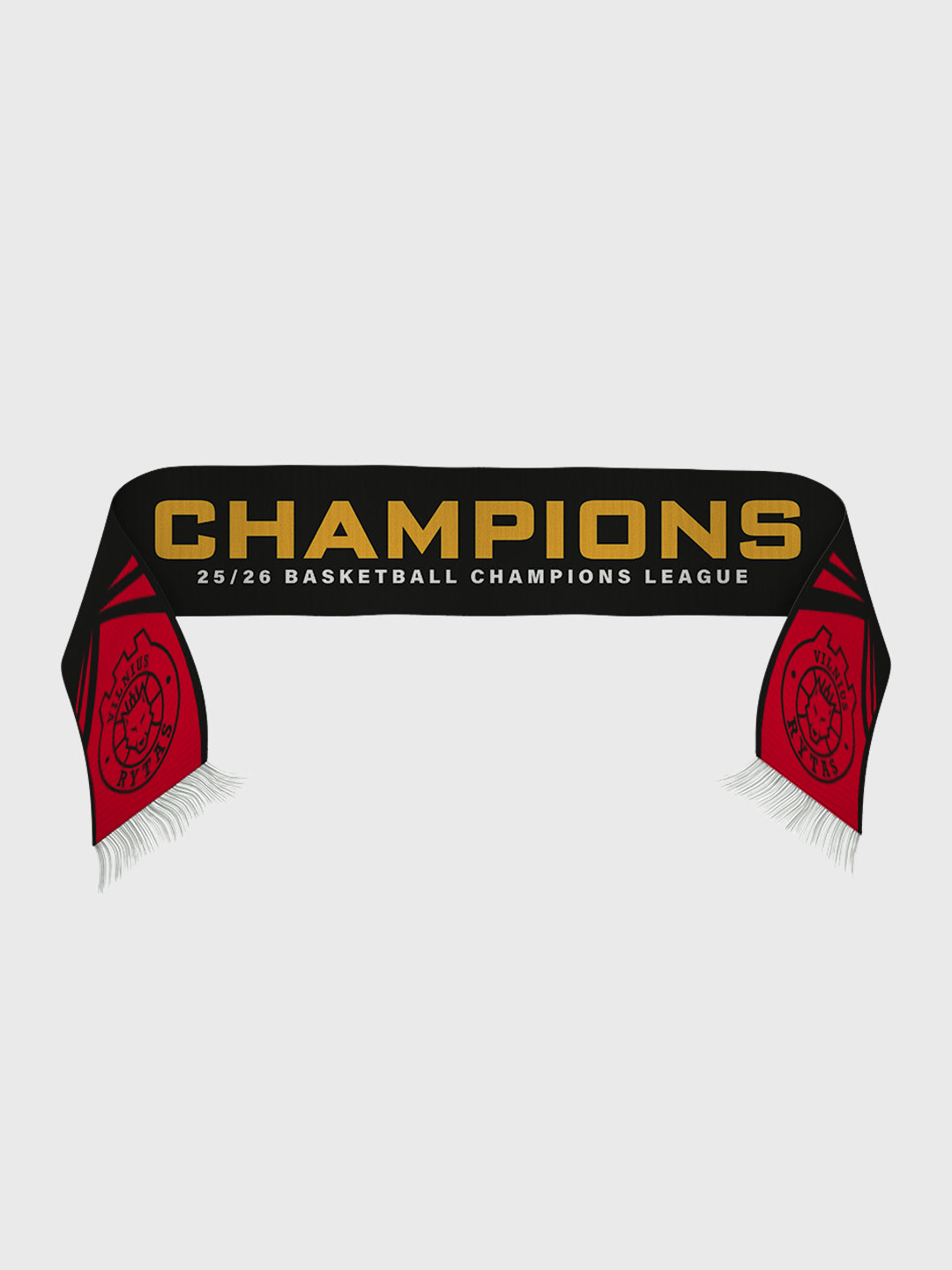 Šalikas „BCL CHAMPIONS“, raudonas