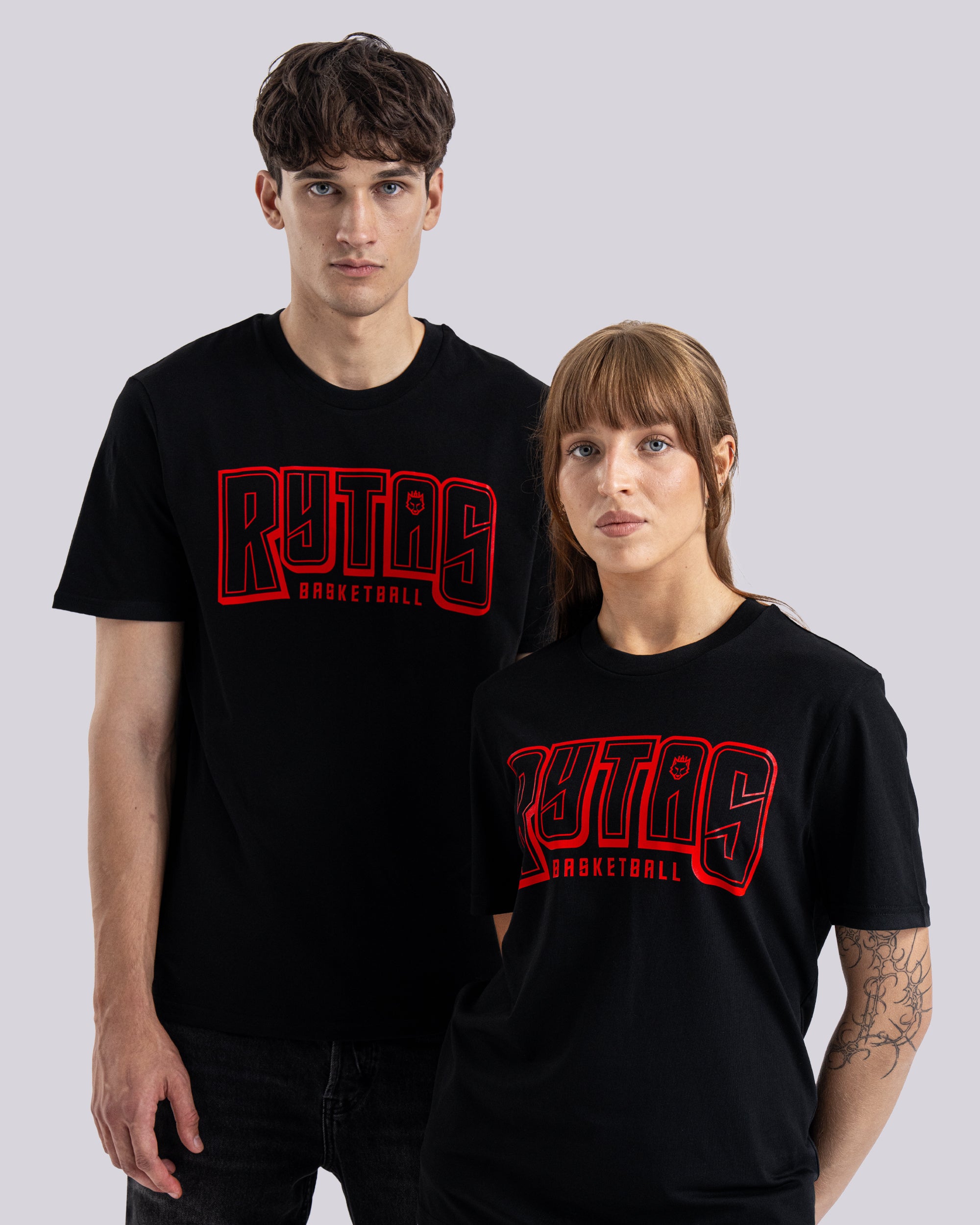 Marškinėliai Rytas basketball v2, juodi