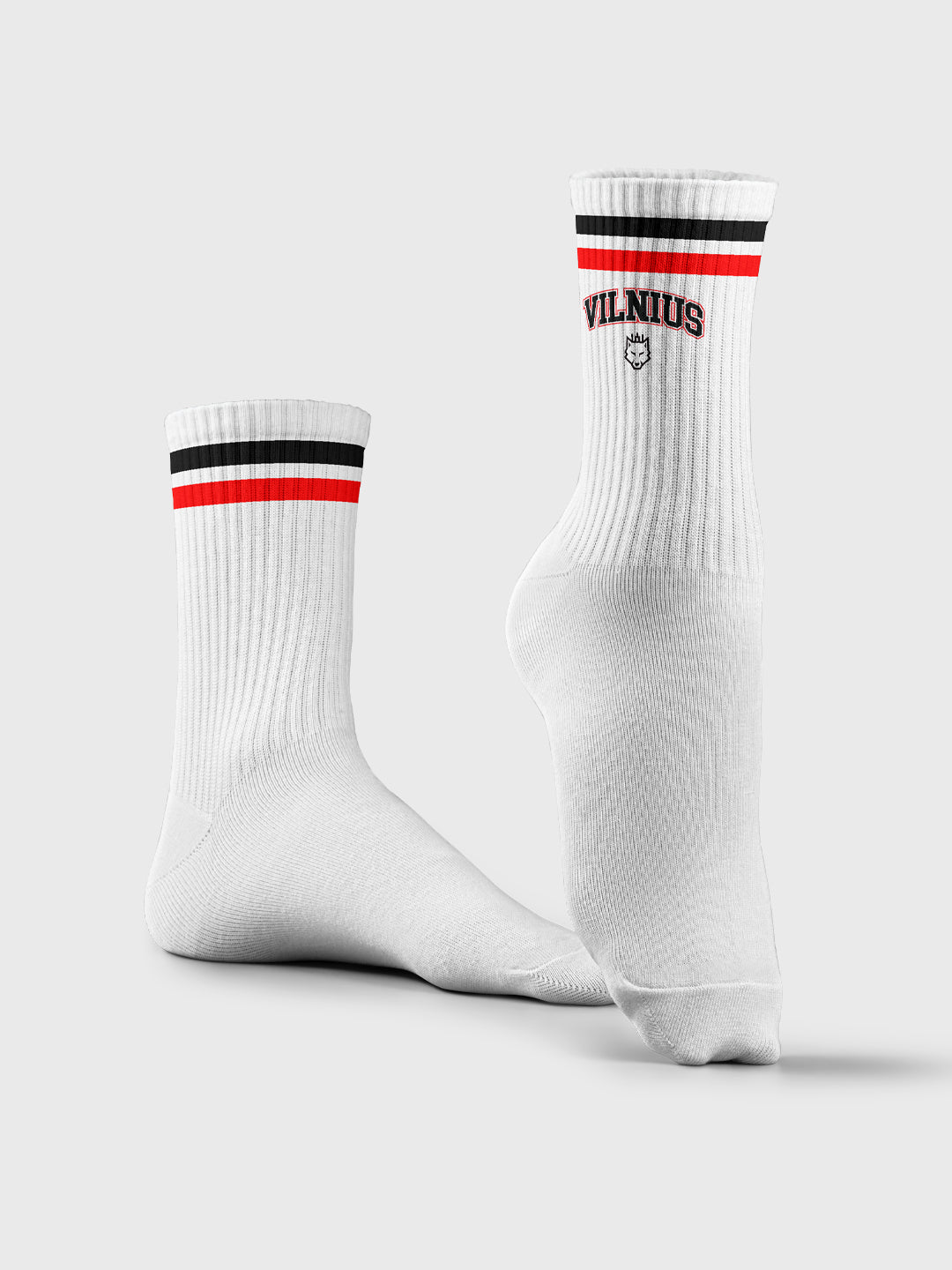 Sportinės kojinės „Vilnius ”, baltos