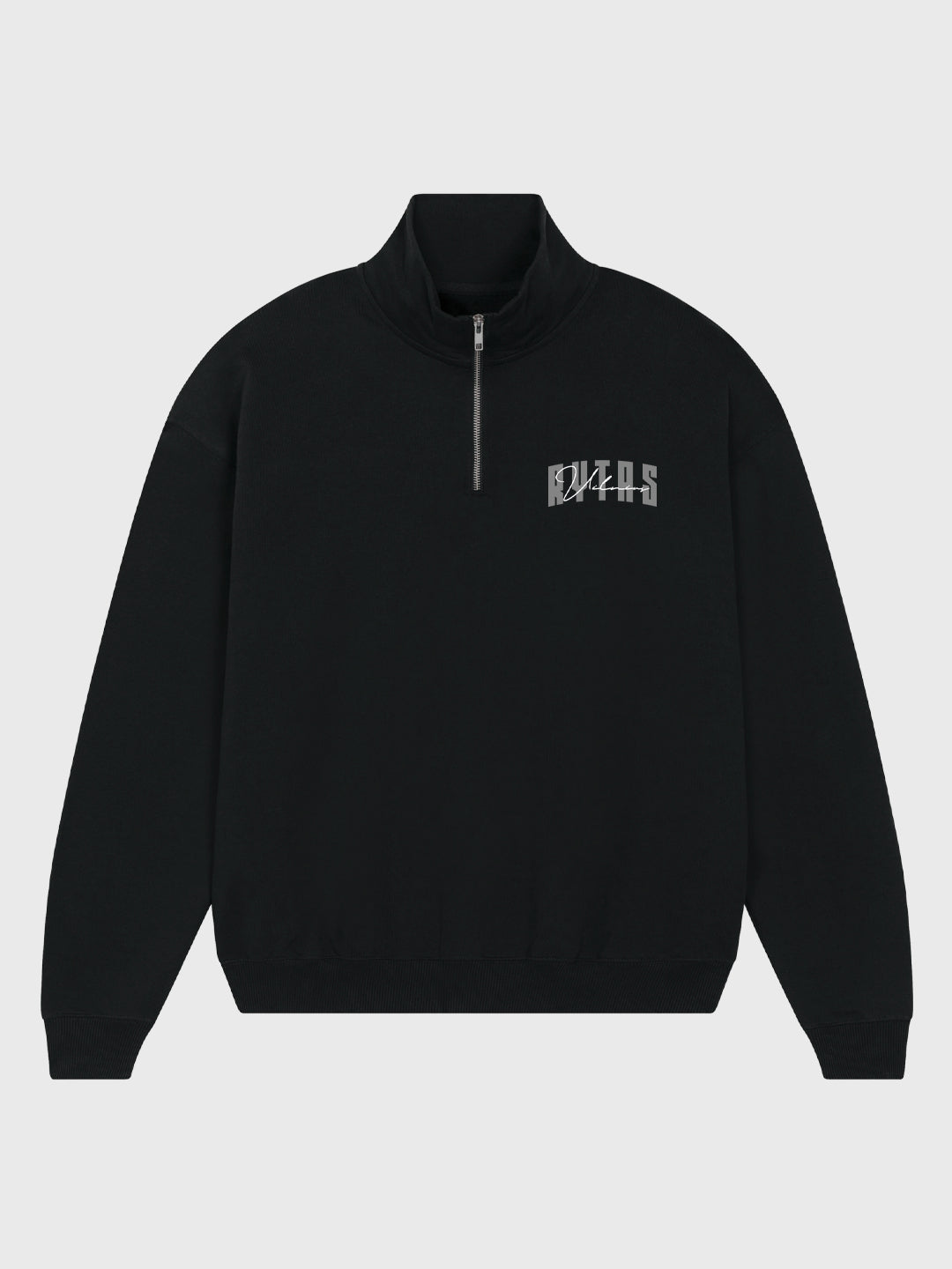 Bliuzonas „Rytas Vilnius“ su aukšta apykakle, juodas