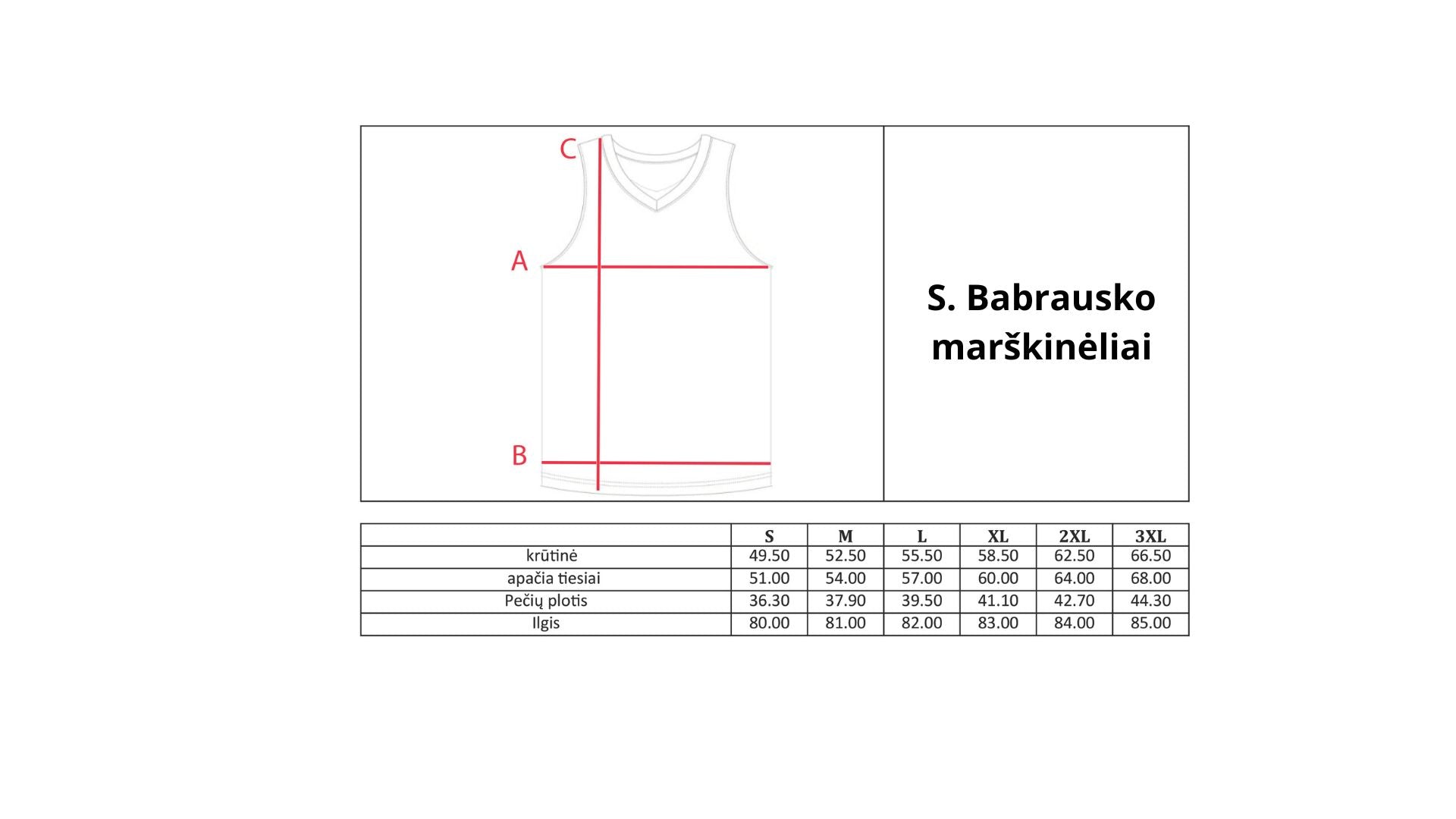 Žaidybiniai S.Babrausko marškinėliai