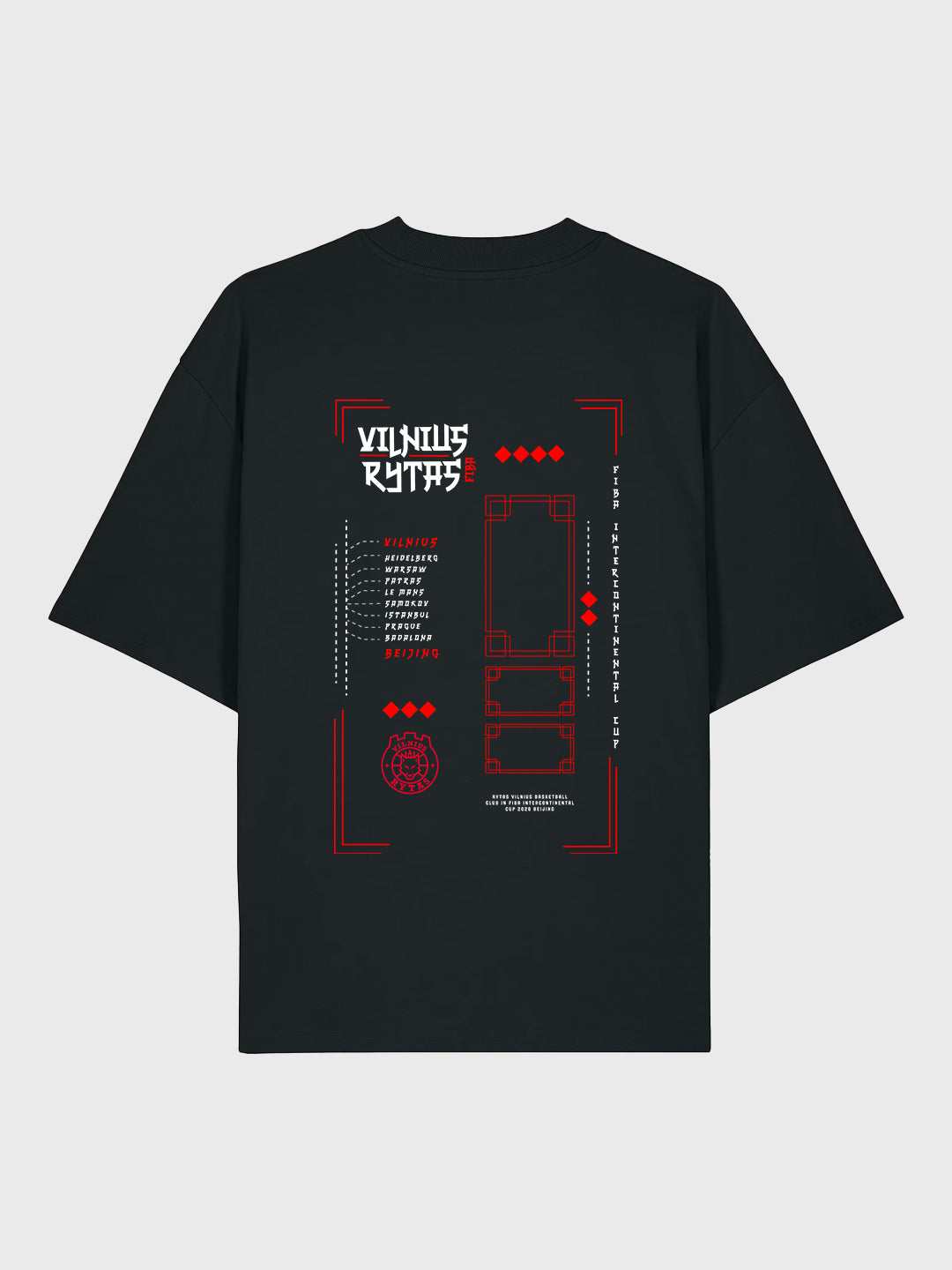 PRESALE - Marškinėliai „Tarpkontinentinė taurė“, juoda