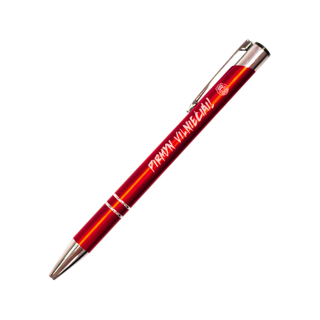 Raudonas rašiklis